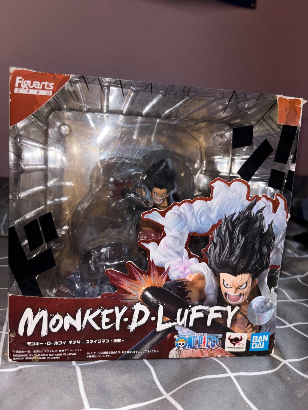 Figuarts ZERO Monkey D. Luffy Figure - Black/Red Accent